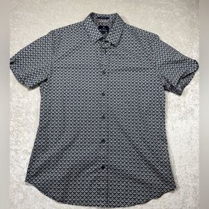 Ben Sherman Men’s Stretch Fit Short Sleeve Button Down Shirt Size Medium